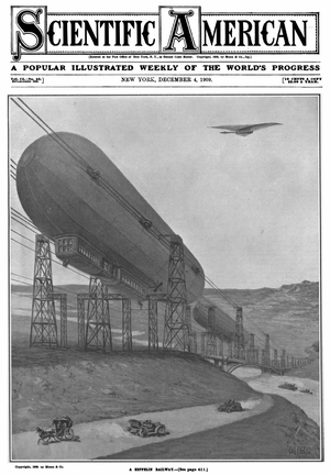 1909.12.4 - Scientific American cover - A Zeppelin Railway.png
