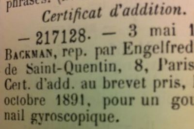 Patent FR-1892-217128.1